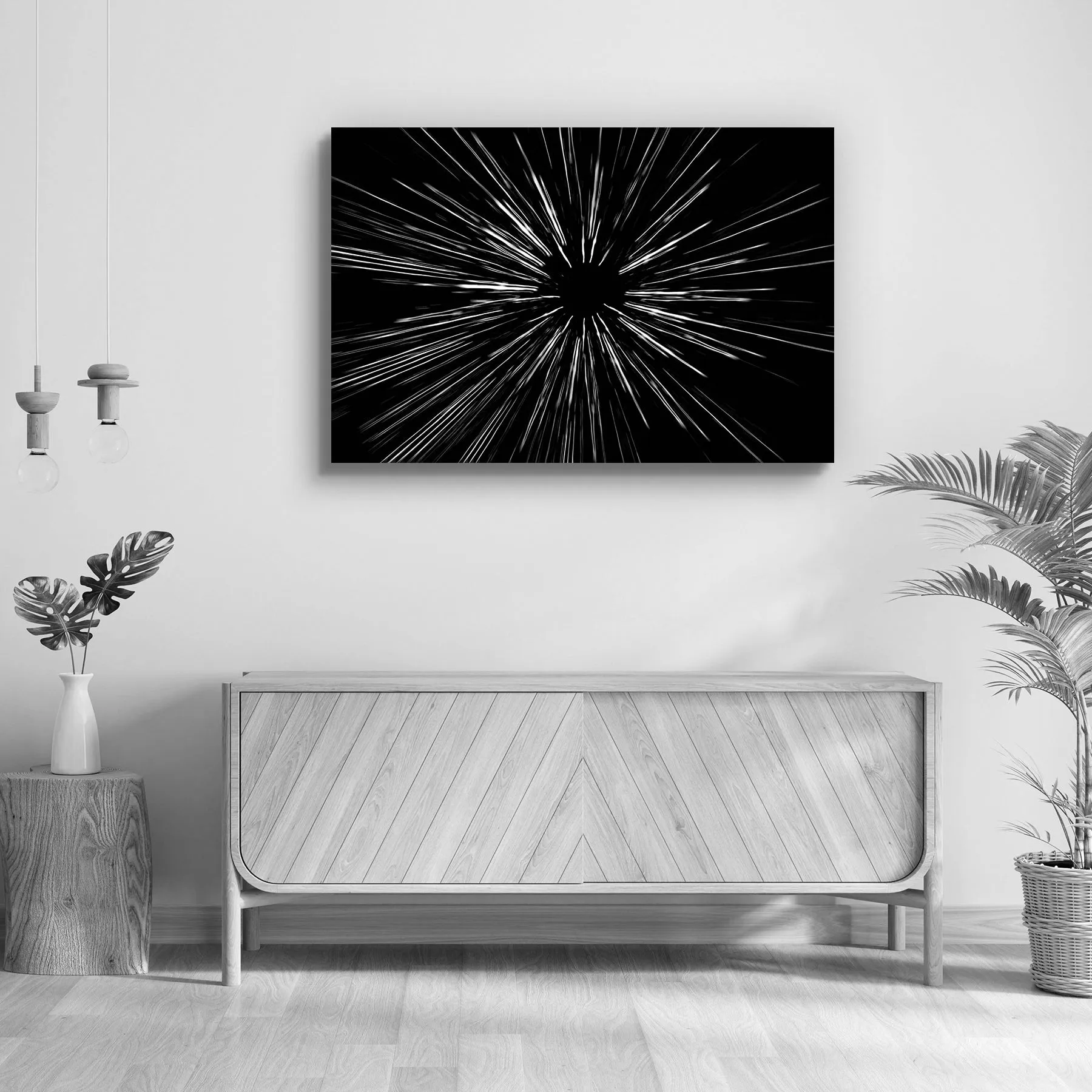 Abstract Speed Motion Peel & Stick Vinyl Wall Sticker