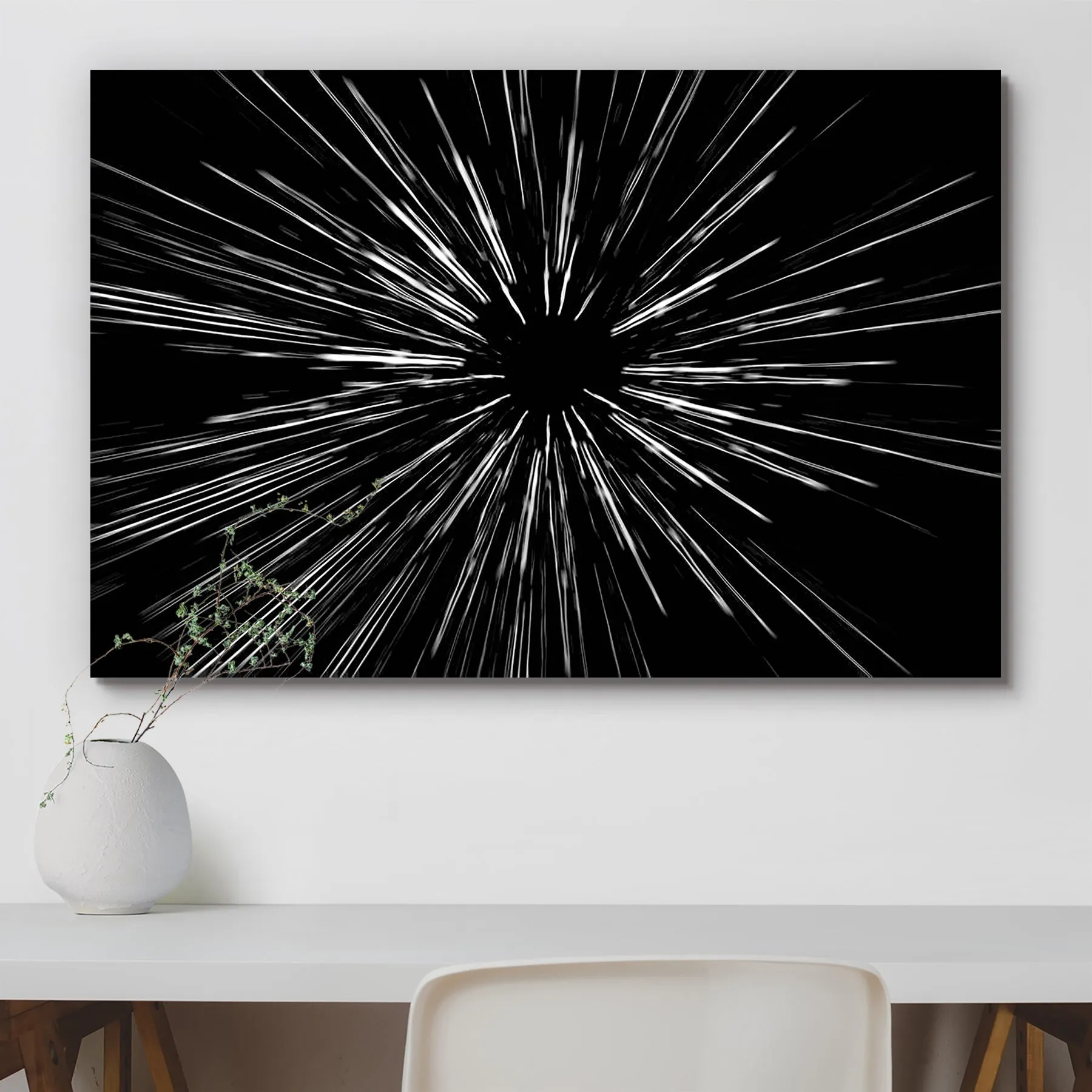 Abstract Speed Motion Peel & Stick Vinyl Wall Sticker