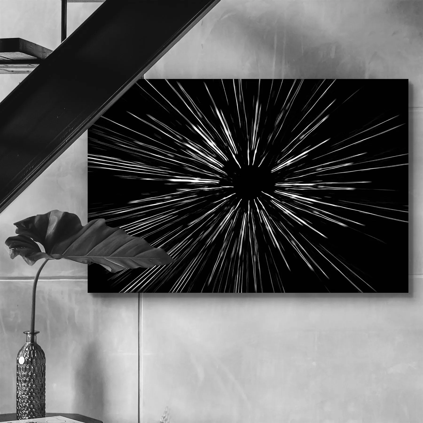 Abstract Speed Motion Peel & Stick Vinyl Wall Sticker