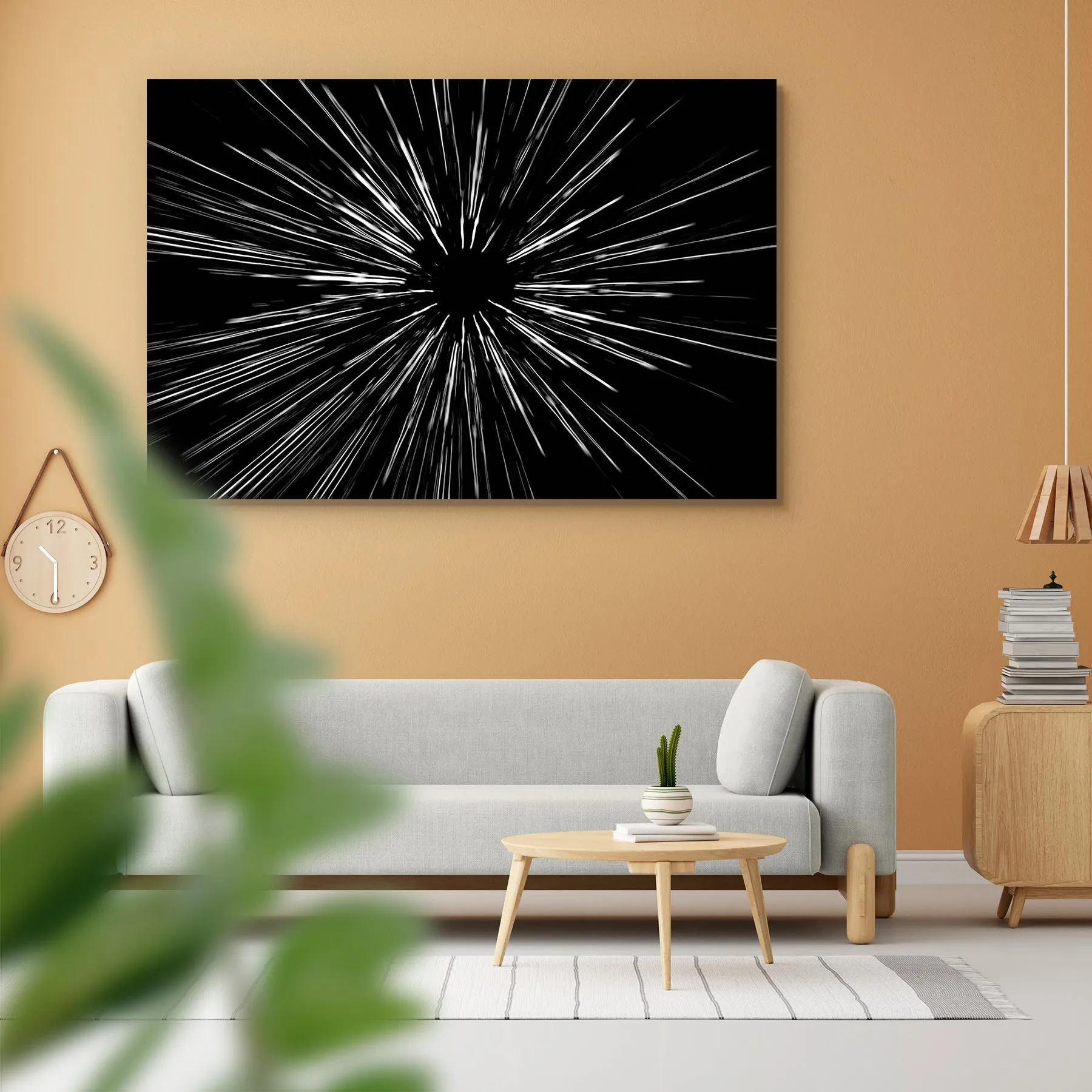 Abstract Speed Motion Peel & Stick Vinyl Wall Sticker