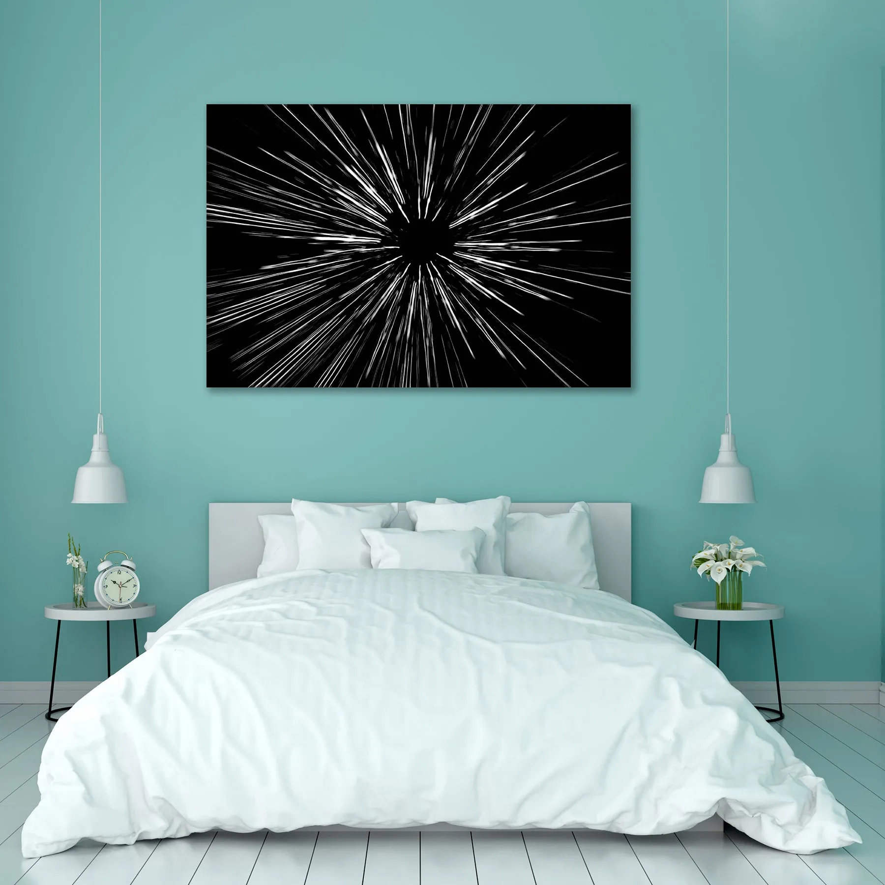 Abstract Speed Motion Peel & Stick Vinyl Wall Sticker