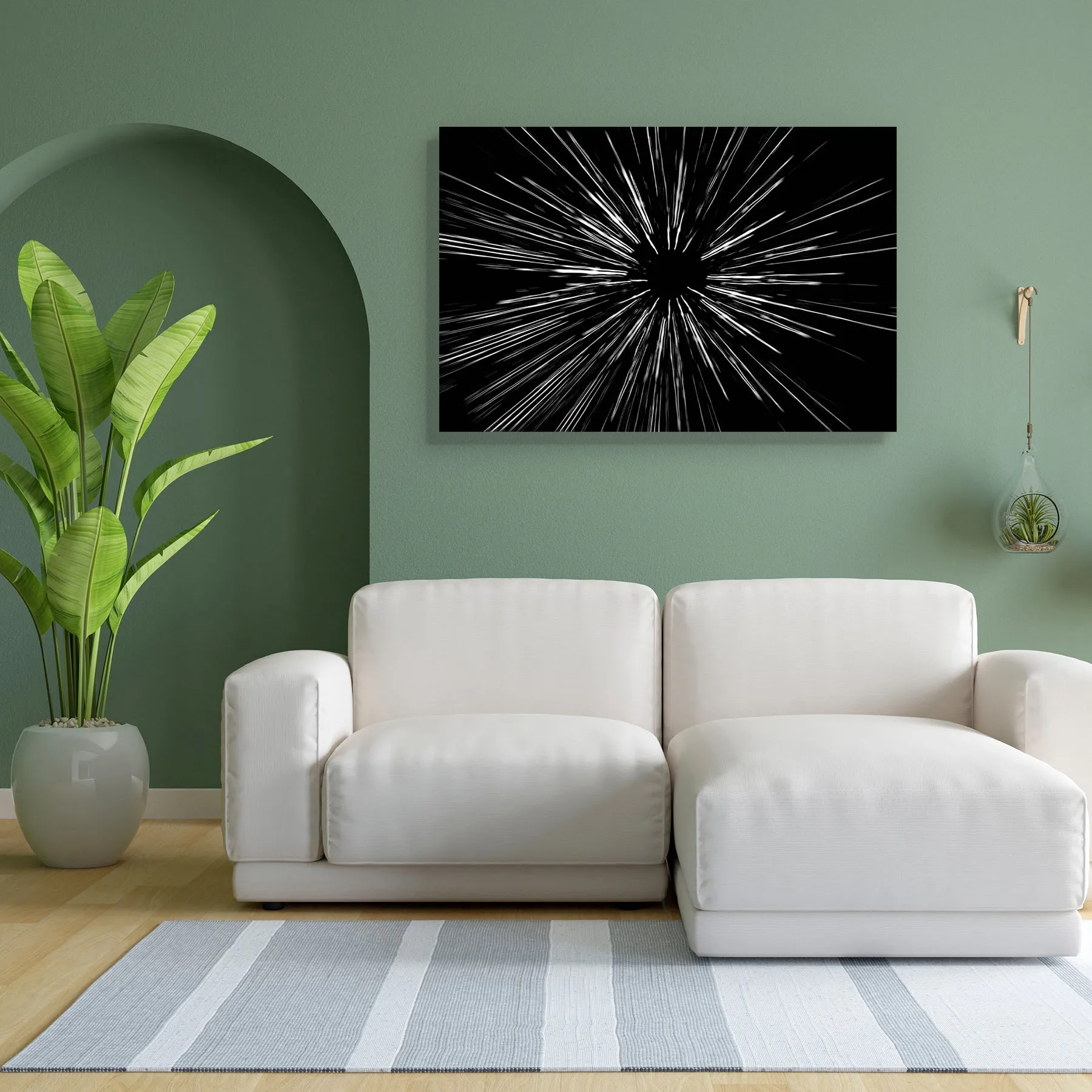 Abstract Speed Motion Peel & Stick Vinyl Wall Sticker