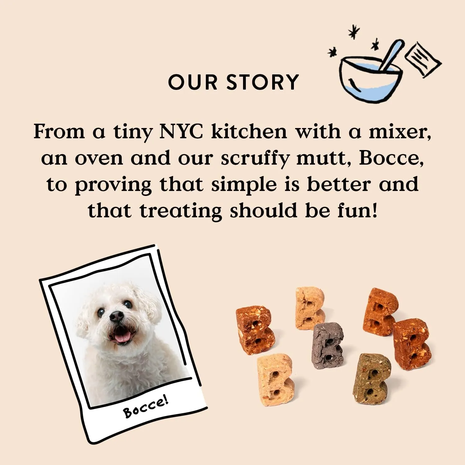Bocces Bakery Pumpk'n Spice Treats for Dogs, Wheat-Free Everyday Dog Treats, Made with Real Ingredients, Baked in The USA, All-Natural Soft & Chewy Cookies, Pumpkin, Peanut Butter, & Cinnamon, 6 oz