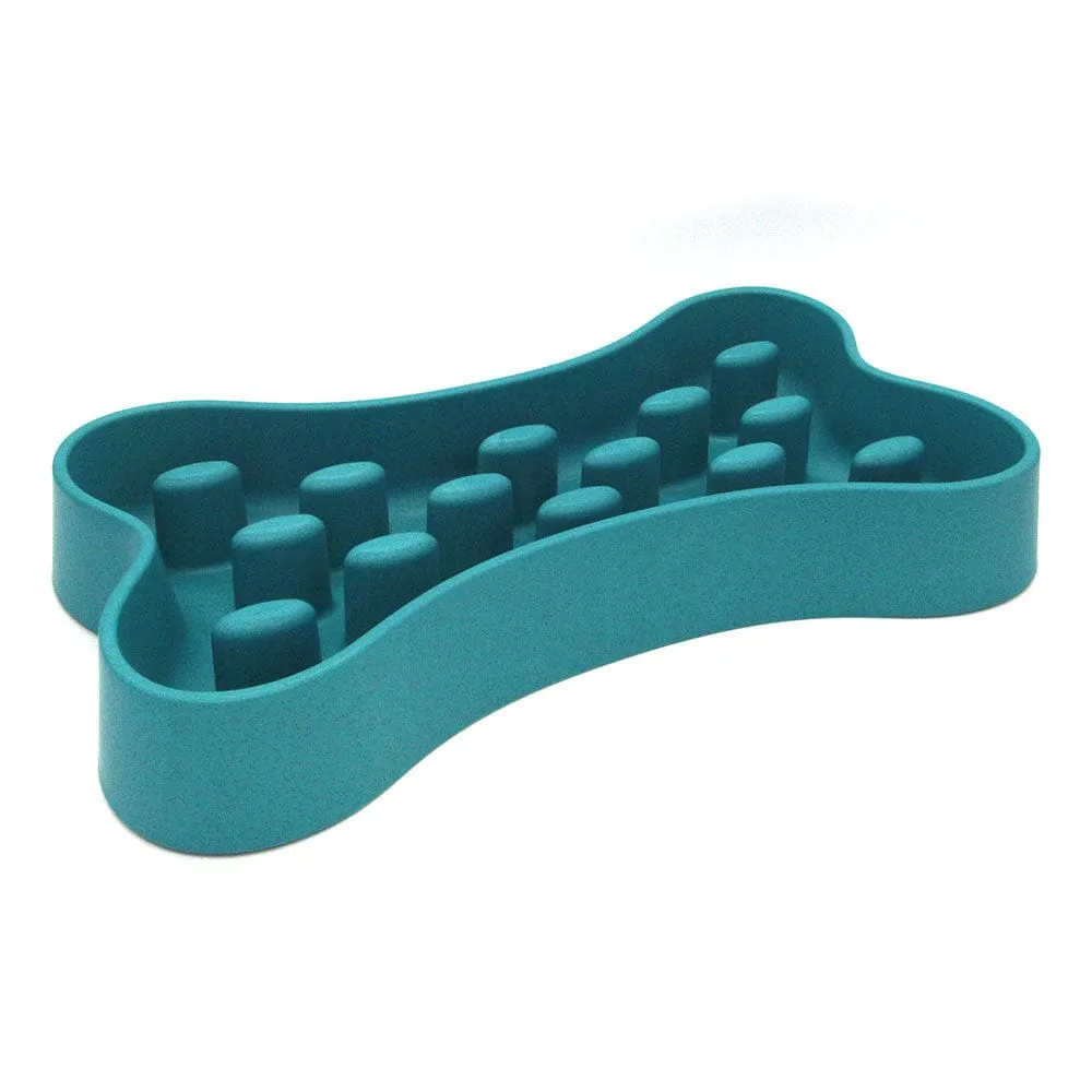 Bone slow feeder puzzle dog bowl