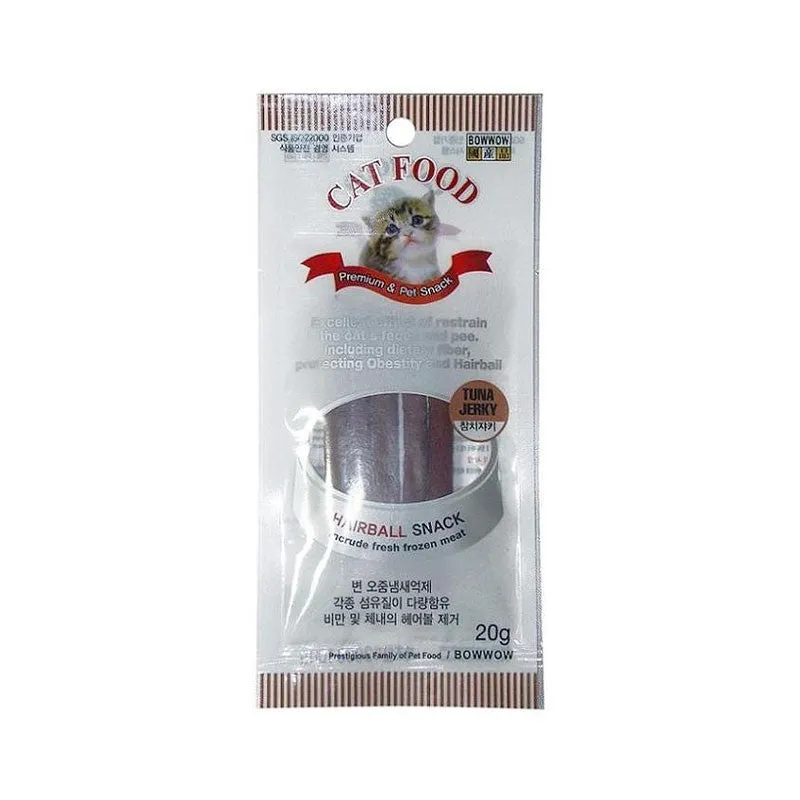 Bow Wow Tuna Hairball Snack Cat Treat