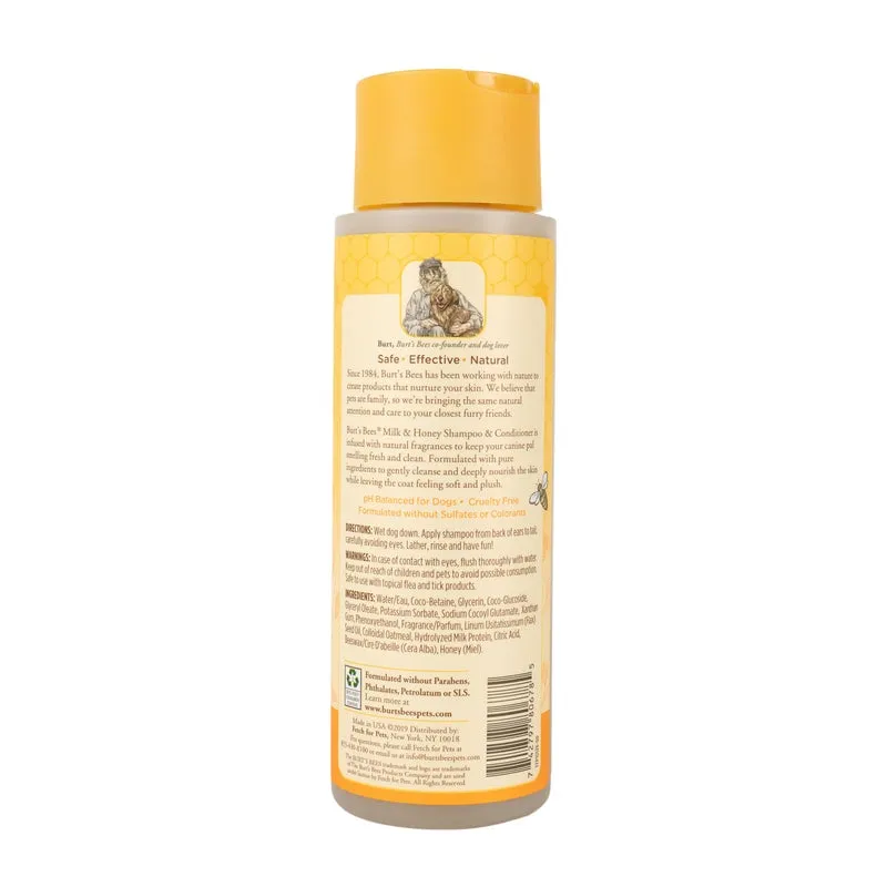 Burt's Bees Milk & Honey Shampoo & Conditioner, 12 oz
