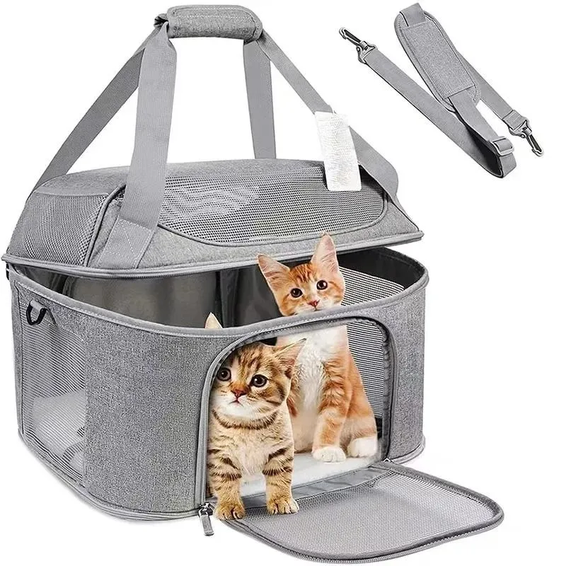 Cat Carrier Breathable Mesh Pet Travel Hand Bag