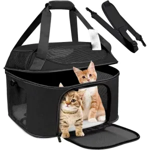Cat Carrier Breathable Mesh Pet Travel Hand Bag