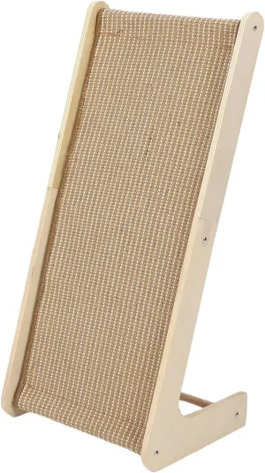 Cat Scratcher, Vertical Cat Scratching Board, Cat Scratchers for Indoor Cats, Wearproof Wooden L Shape Cat Furniture