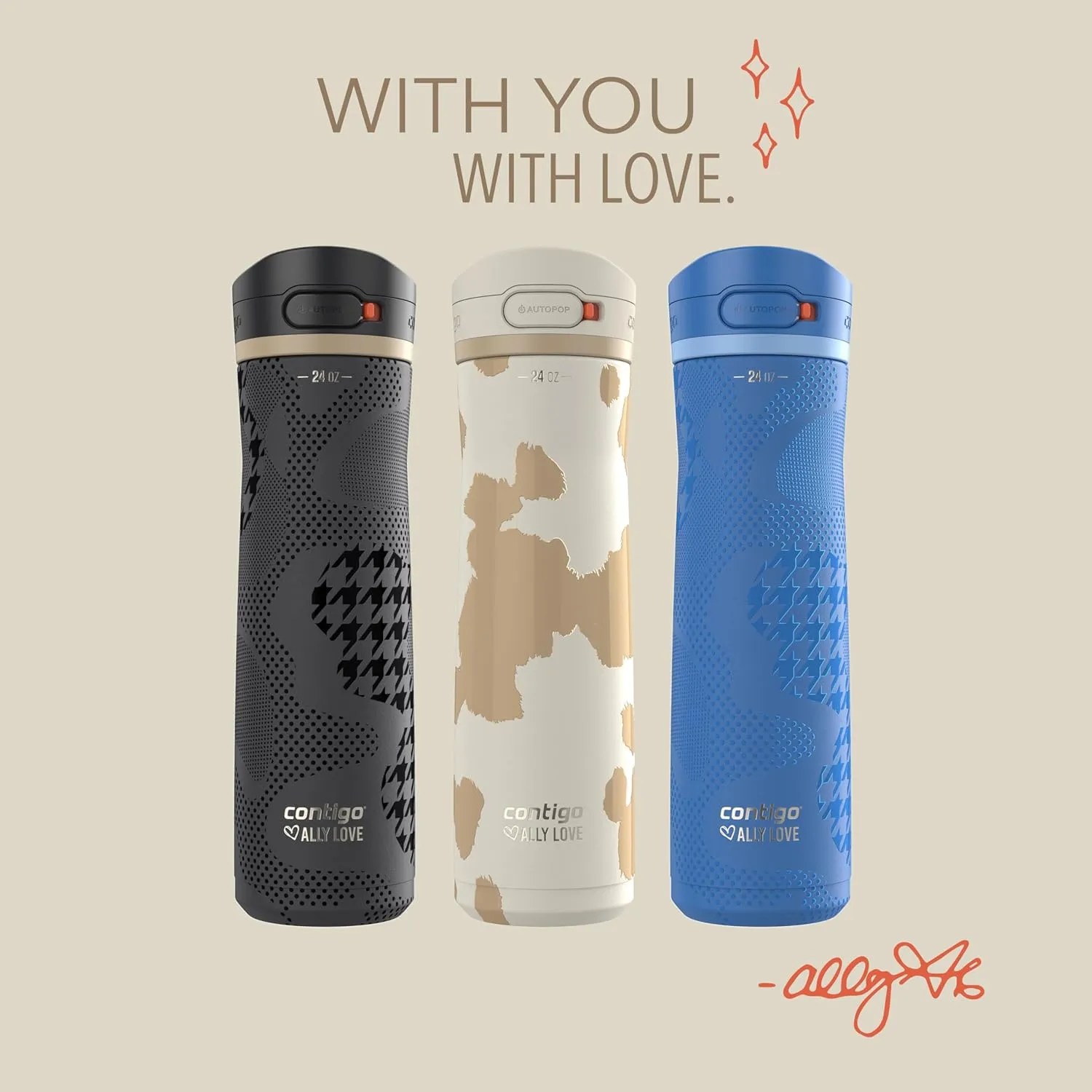 Contigo Jackson Chill 2.0 Stainless Steel Water Bottle with AUTOPOP Lid, 24oz