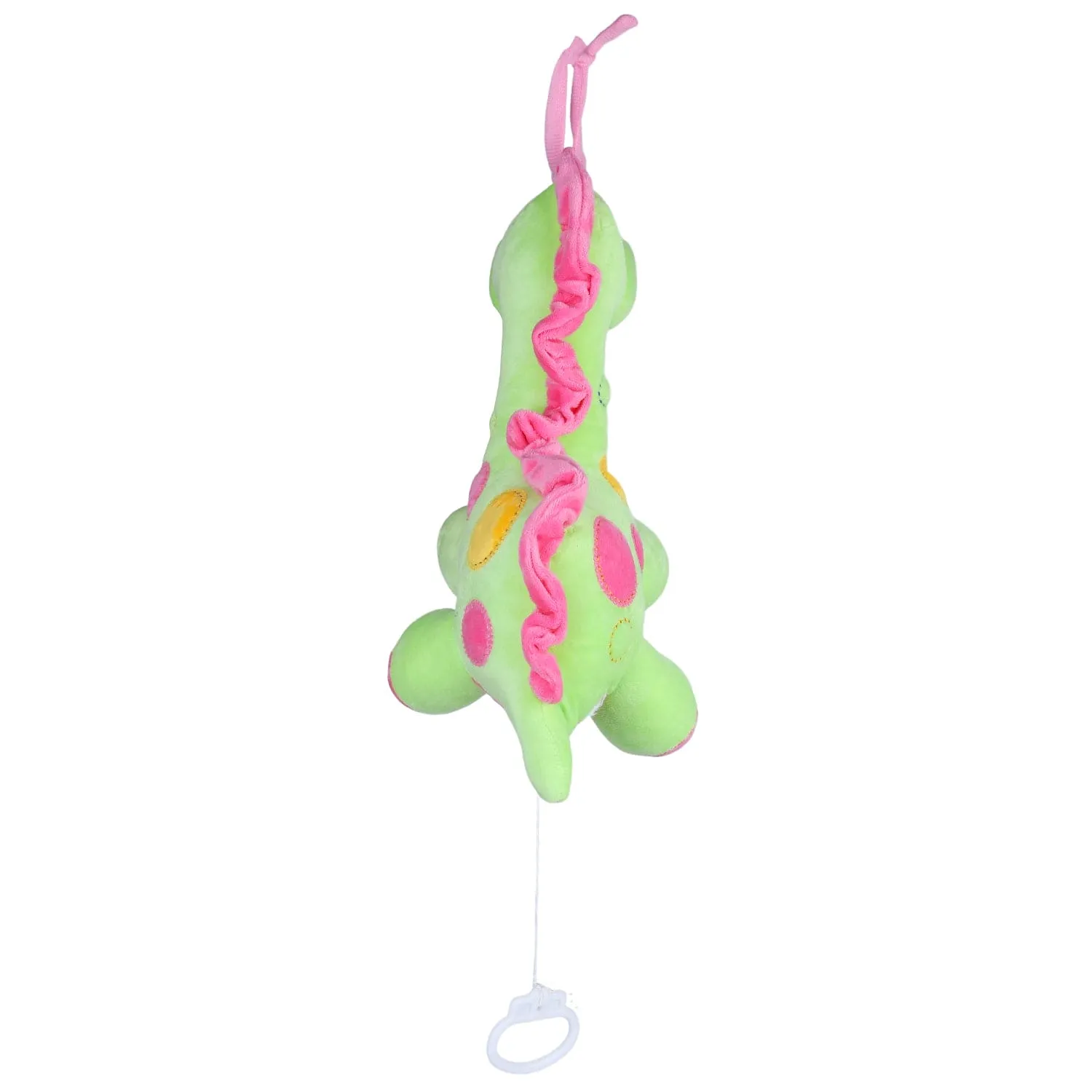 Dinosaur Bed Hanging Musical Pulling Toy - Green