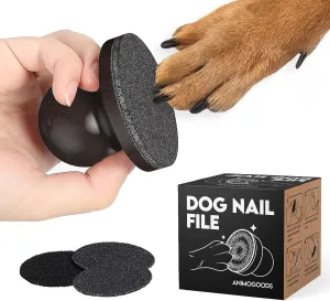 Dog Nail File, Cat Nail File, Dog Nail File Board - Stress-Free Nail Filing for Dogs, Nail File for Dogs, Dog Scratch Pad for Nails, Made from 100% Real Wood
