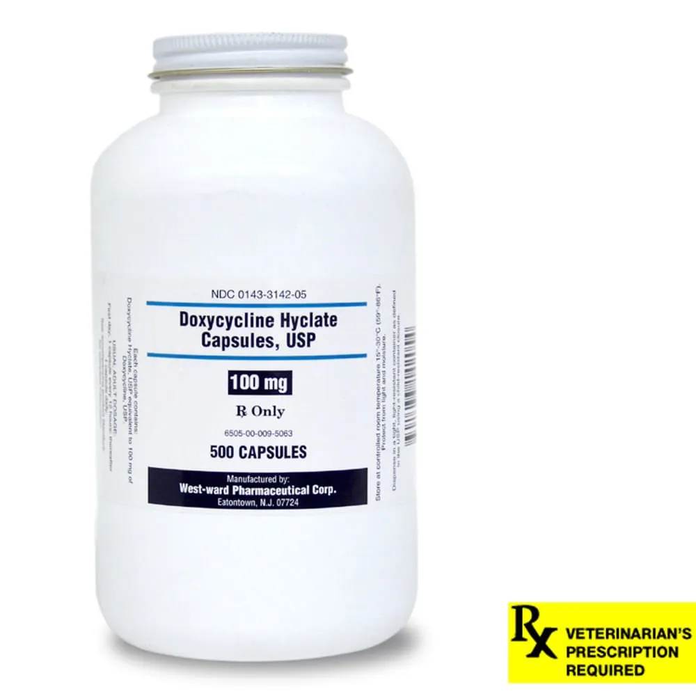 Doxycycline Hyclate (Generic) Capsules