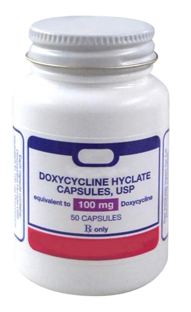 Doxycycline Hyclate (Generic) Capsules
