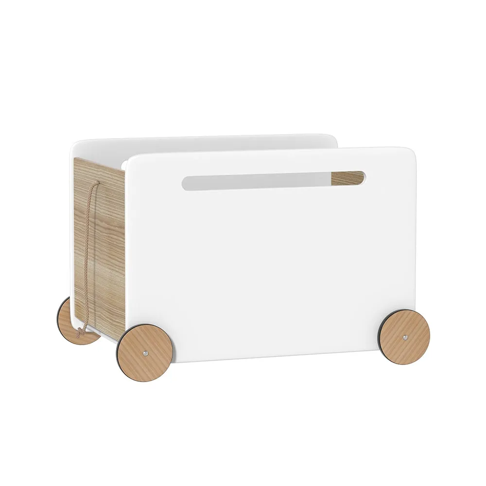 Durable Kids Toy Storage Box with Wheels & Handles - Keezi