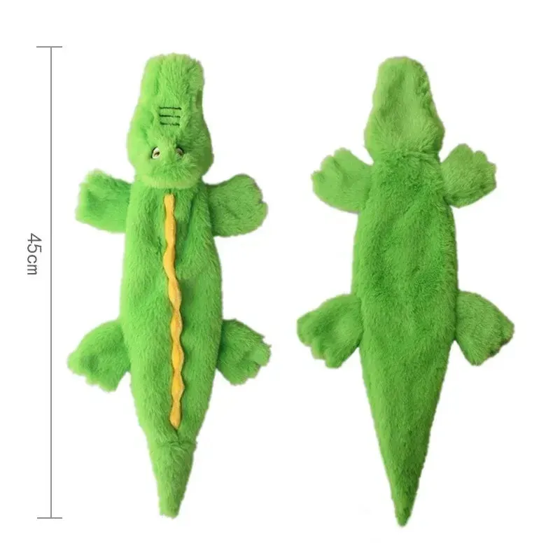 Durable Stuffing-Free Squeaky Dog Toy with Crinkle