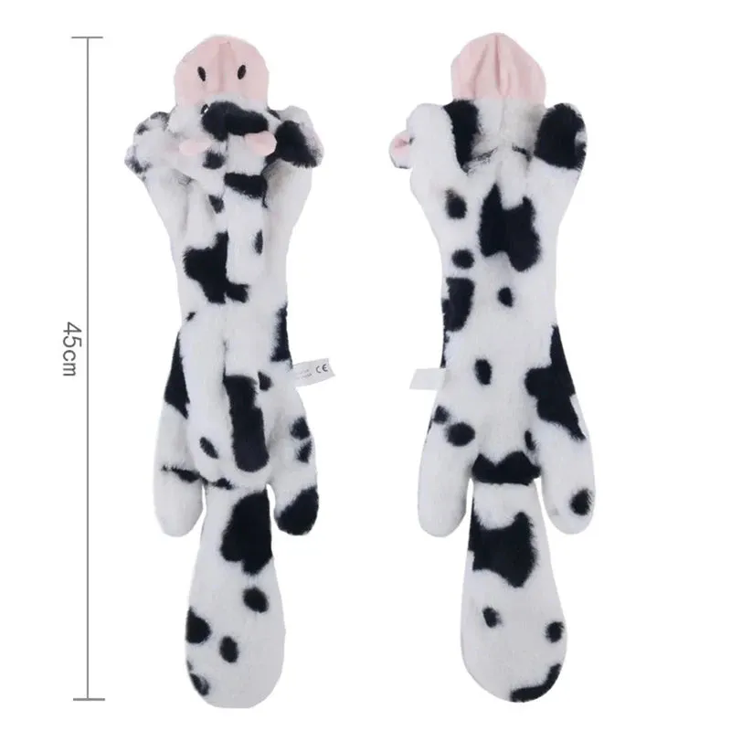 Durable Stuffing-Free Squeaky Dog Toy with Crinkle