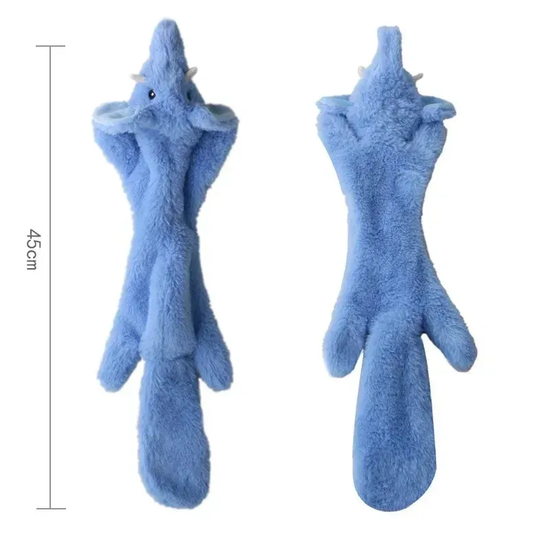 Durable Stuffing-Free Squeaky Dog Toy with Crinkle