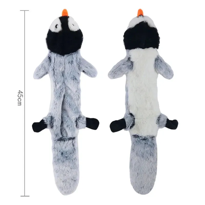 Durable Stuffing-Free Squeaky Dog Toy with Crinkle