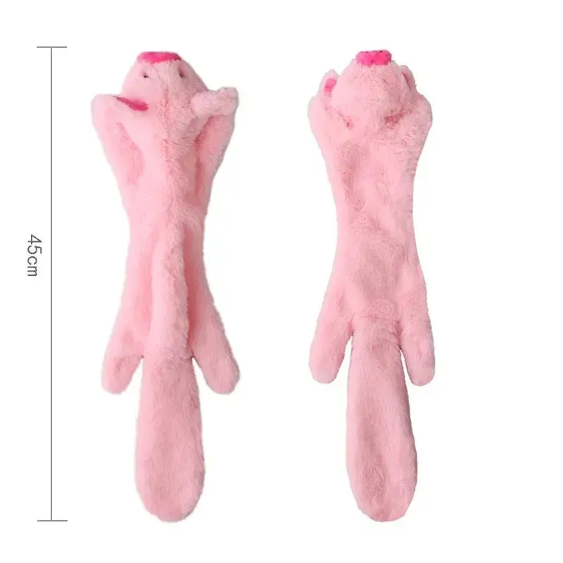 Durable Stuffing-Free Squeaky Dog Toy with Crinkle