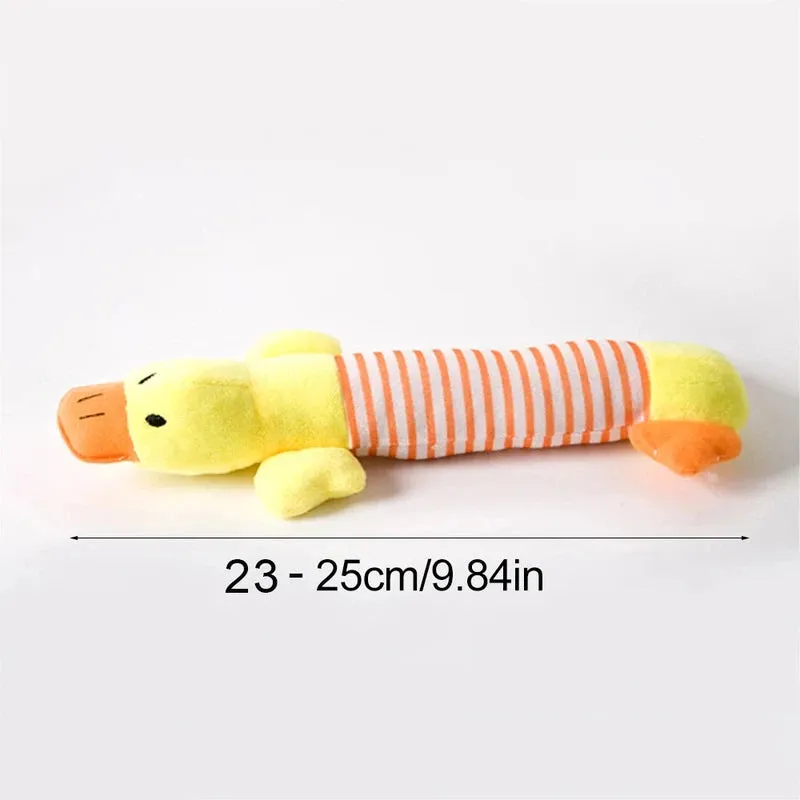 Durable Stuffing-Free Squeaky Dog Toy with Crinkle