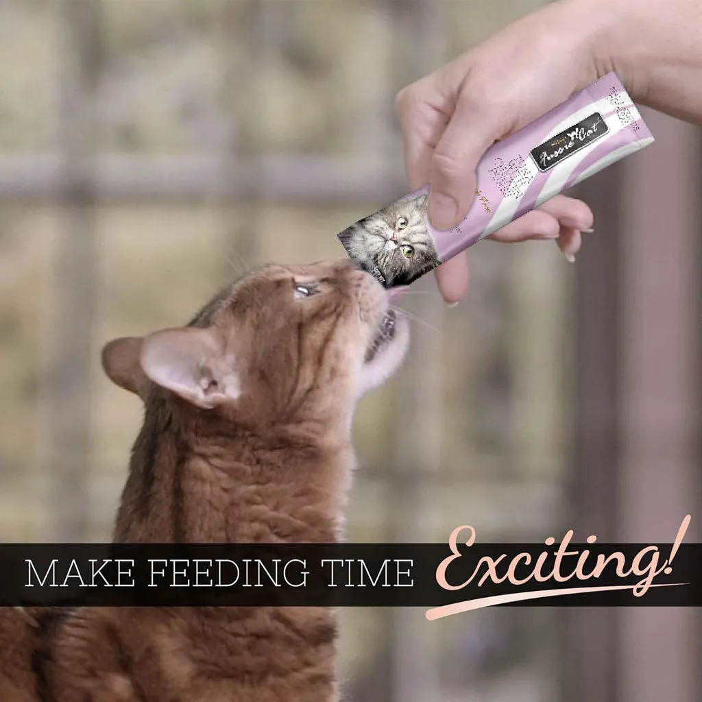 Fussie Cat Tuna with Chicken Puree Lickable Cat Treats, 0.5-oz x 4-tubes