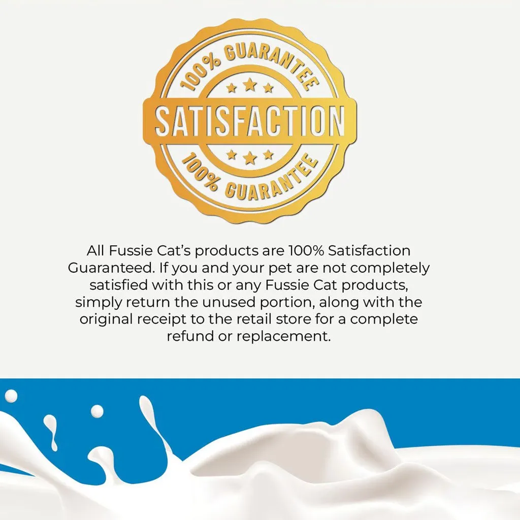 Fussie Cat Tuna with Small Anchovy in Goat Milk Puree Lickable Cat Treats, 0.5-oz x 4-tubes