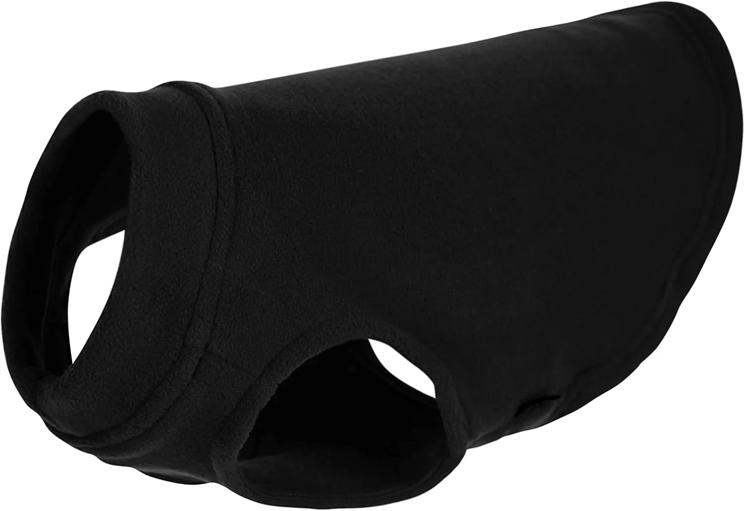 Gooby - Stretch Fleece Vest, Pullover Fleece Vest Jacket Sweater for Dogs, Black, X-Small
