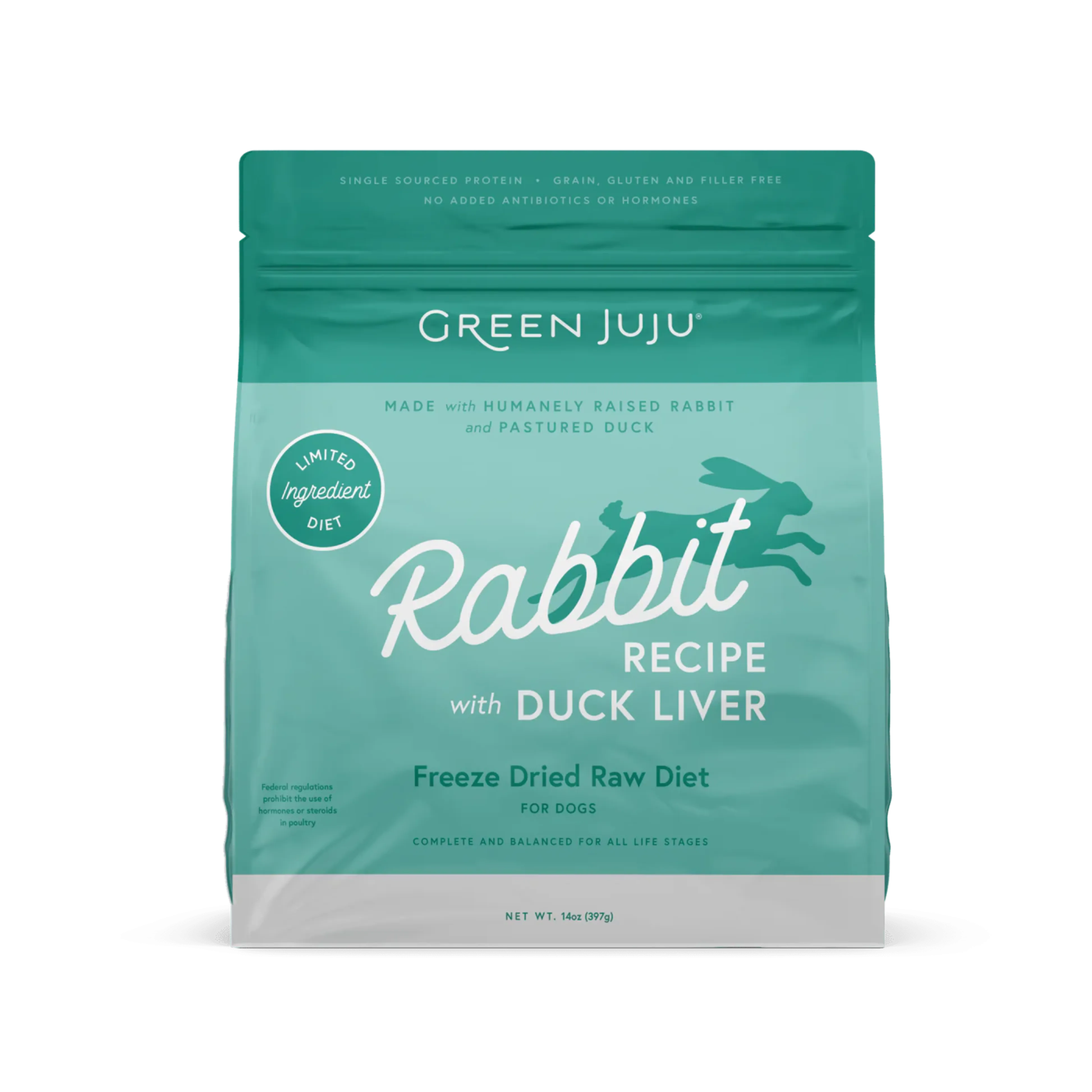 Green Juju Rabbit Recipe with Duck Liver