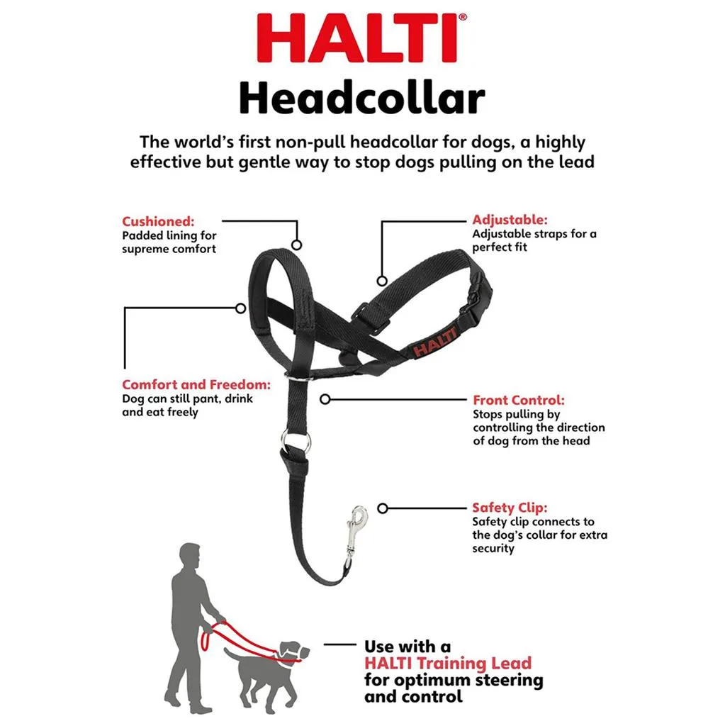 Halti - Head Collar - Black - Size 4