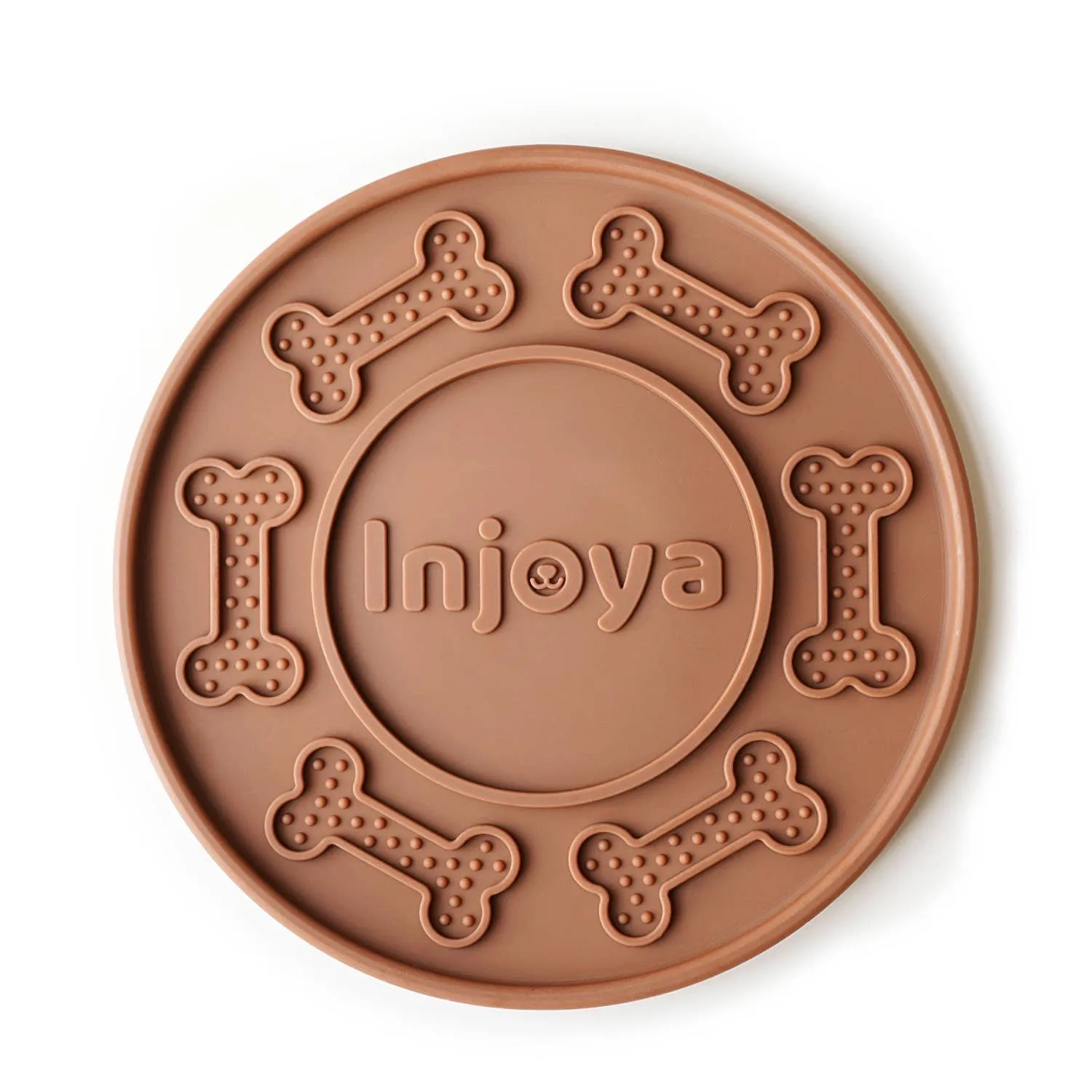 Injoya Lick Mat-Brown for Dogs