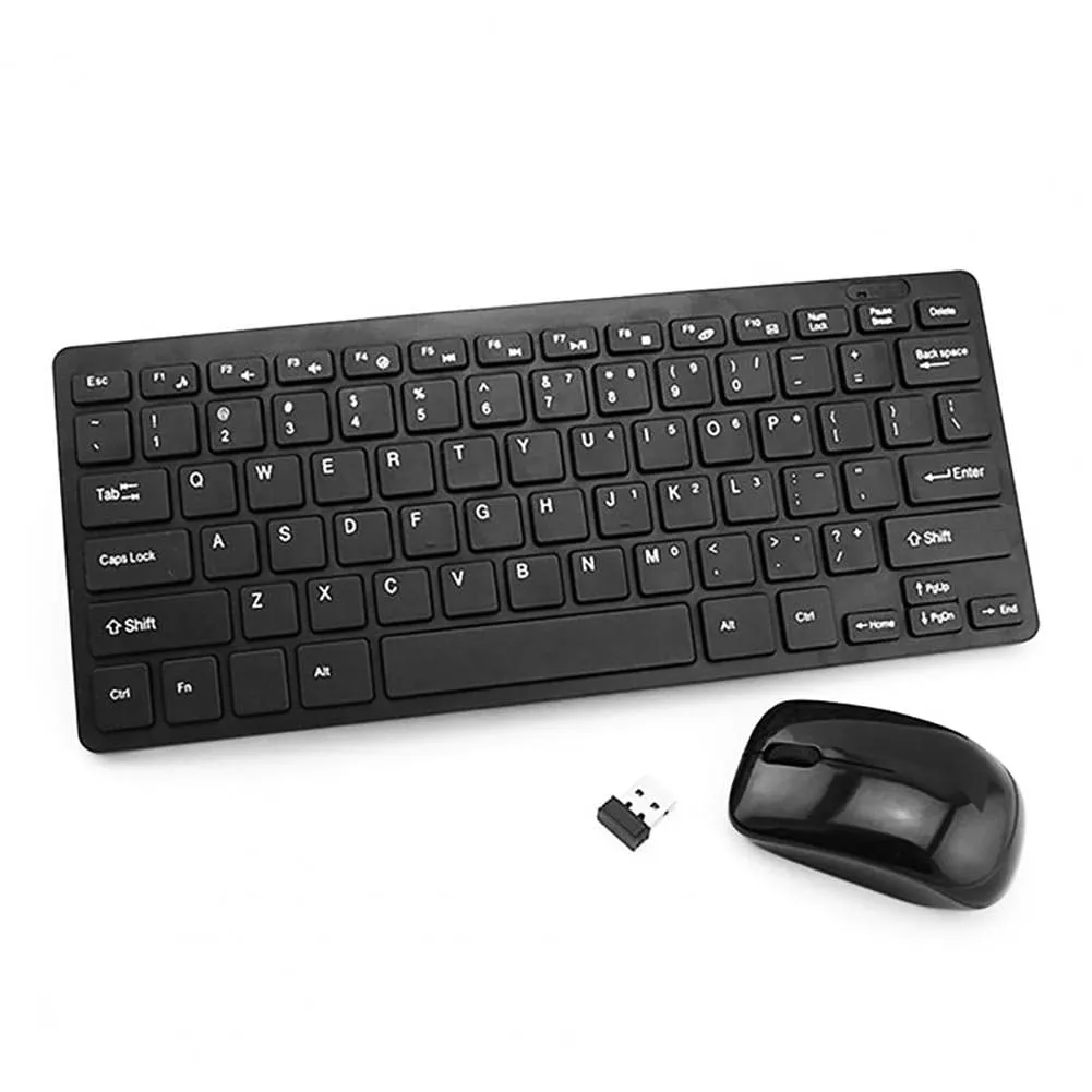 K-03 Wireless Keyboard and Mouse Set Portable Plug Play Mechanical Keyboard Mouse for Computer Laptop PC Keyboard Mouse Set