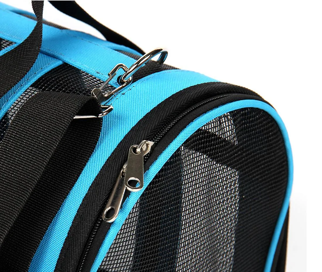 L 52*28*29cm red Portable pet outdoor mesh breathable backpack AZ15212