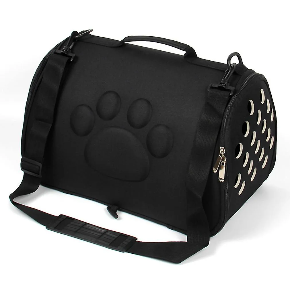 L 52*32*32cm black Portable pet travel bag, cat and dog breathable handbag AZ22127