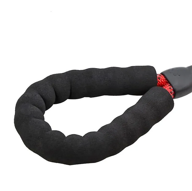 L black Pet leash, reflective nylon rock climbing round rope dog leash, dog leash AZ19384