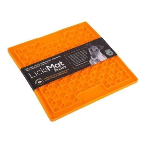 LickiMat Classic Buddy (Orange)
