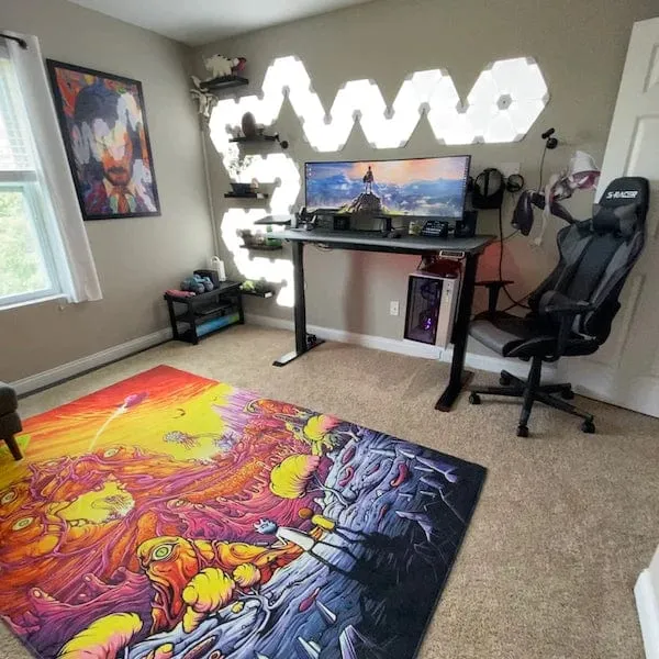 Mojo Gamer Pro: Sit-to-Stand Gaming Desk