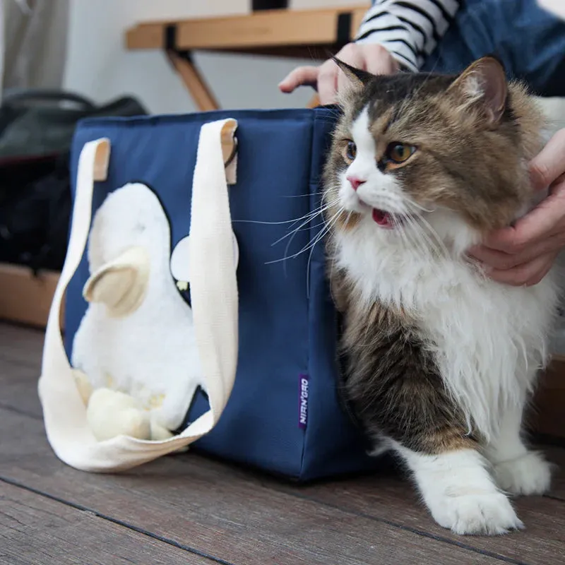 NIAN'GAO Pet Shoulder Travel Bag For Cats and Dogs