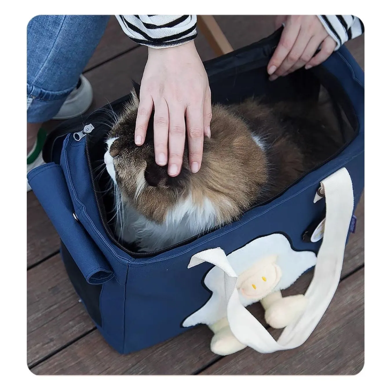 NIAN'GAO Pet Shoulder Travel Bag For Cats and Dogs