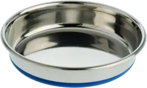 Our Pets DuraPet Stainless Steel Non-Slip (Cat Food Bowl or Water Bowl) (Holds up to 1 Cup of Wet or Dry Food) Easy to Clean