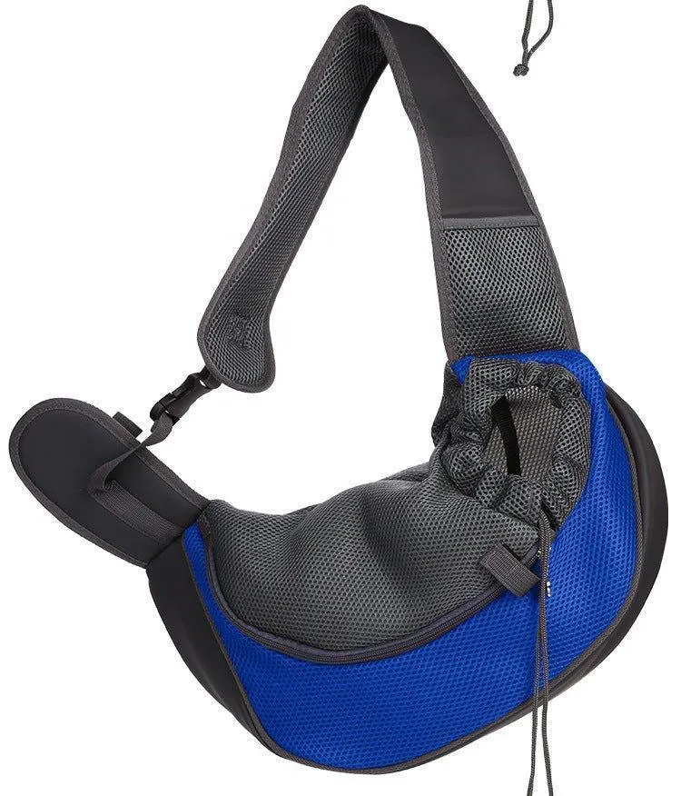 Pet Sling Carrier Mesh Adjustable Dog Satchel Carrier Bag