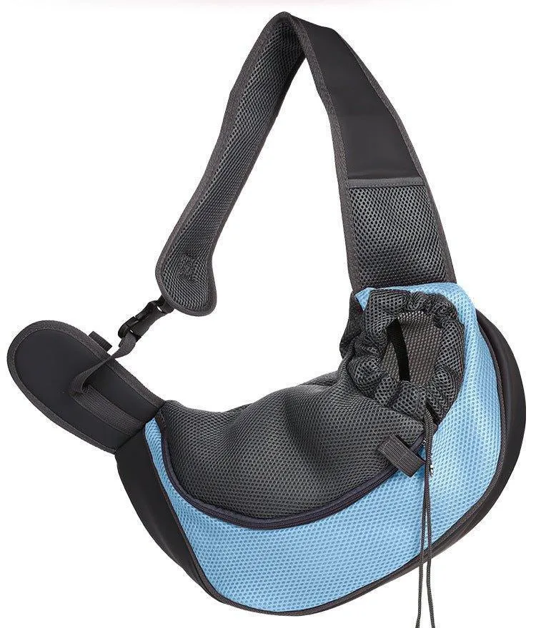 Pet Sling Carrier Mesh Adjustable Dog Satchel Carrier Bag