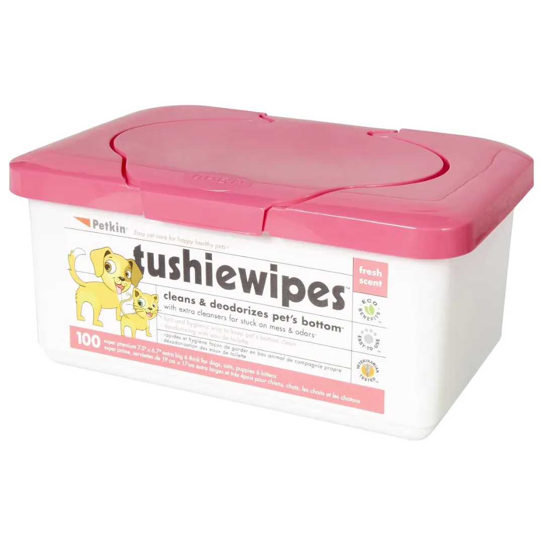 Petkin Tushie Wipes 100 count
