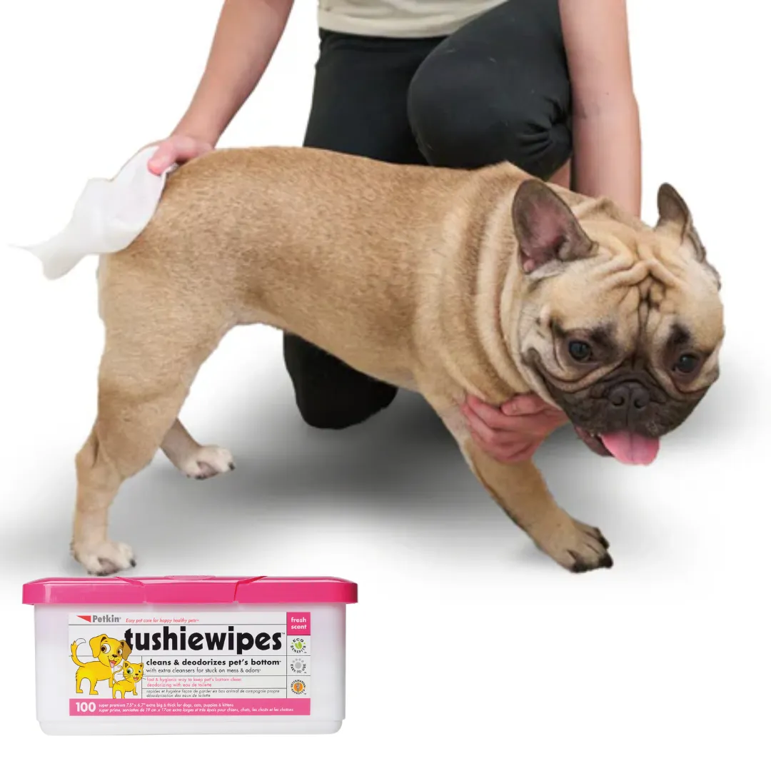 Petkin Tushie Wipes 100 count