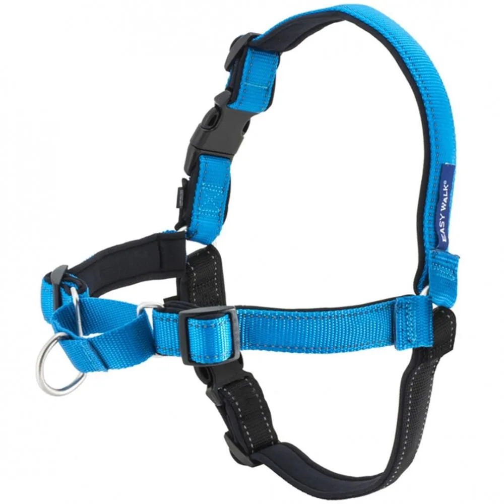 PetSafe Deluxe Easy Walk Ocean Blue & Black Dog Harness (Small)