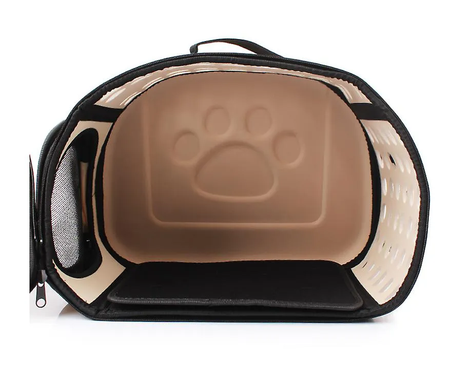 pink Outdoor Portable Pet Breathable Shoulder Bag, Folding Travel cat Backpack AZ16643