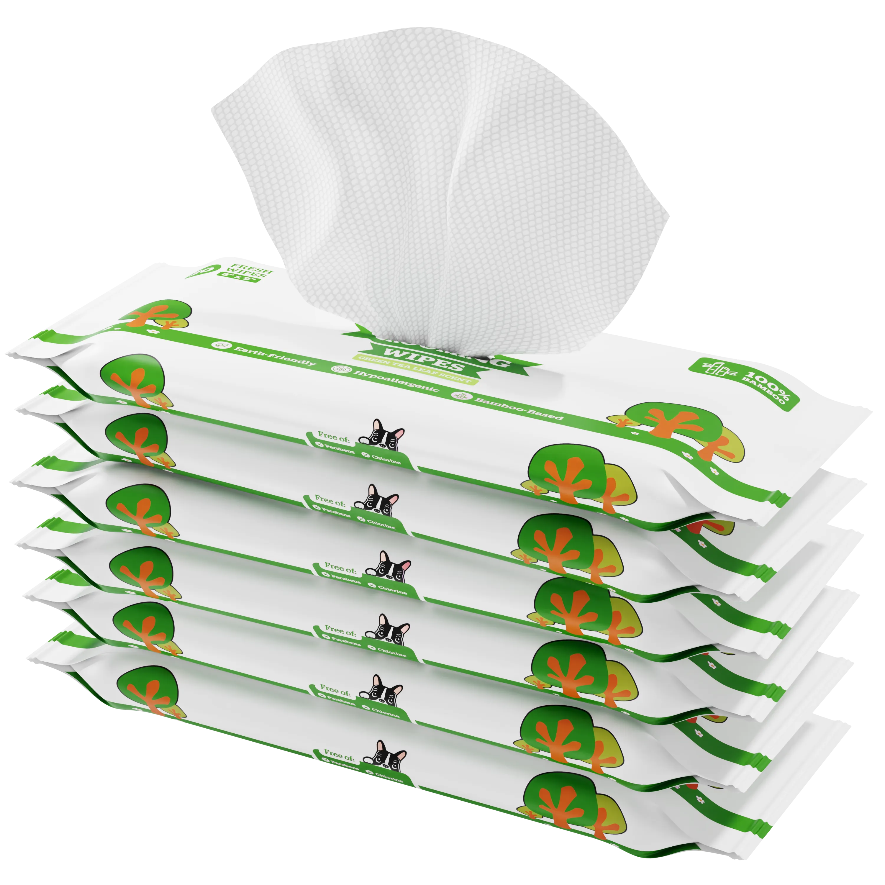 Pogi's Plant-Based Dog Grooming Wipes Travel Packs