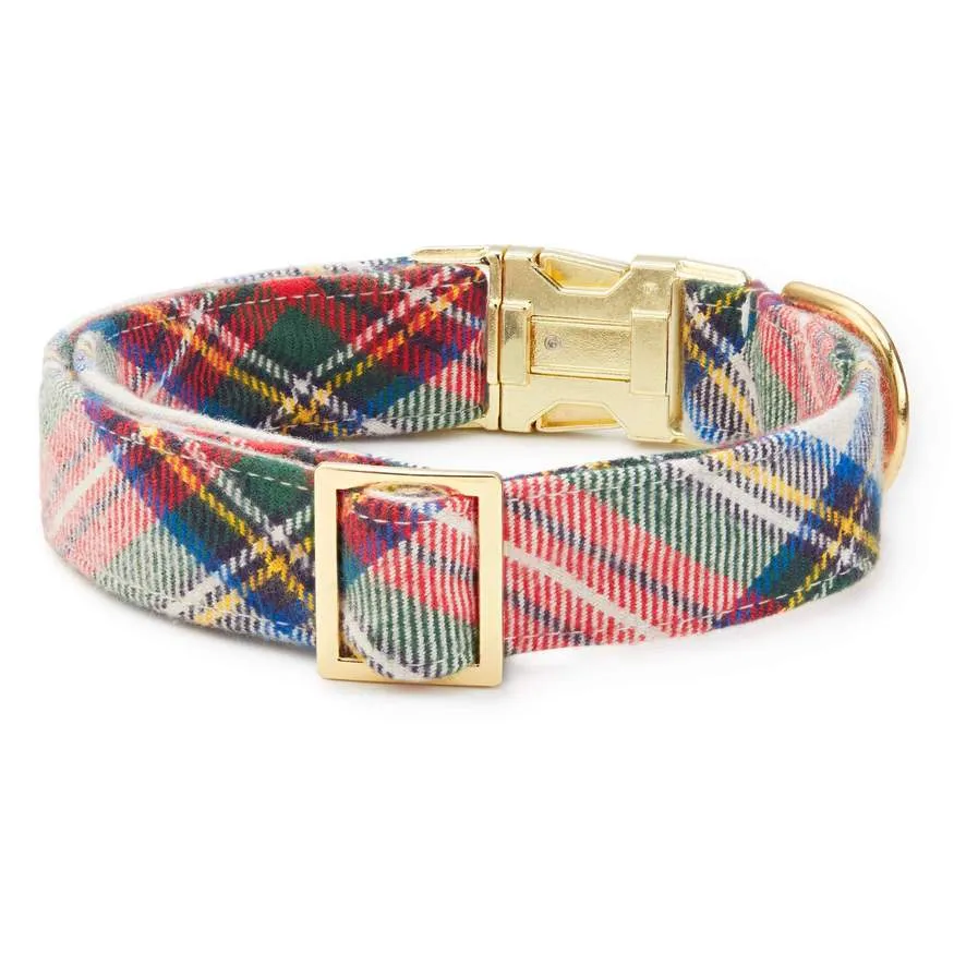 Regent Plaid Flannel Dog Collar