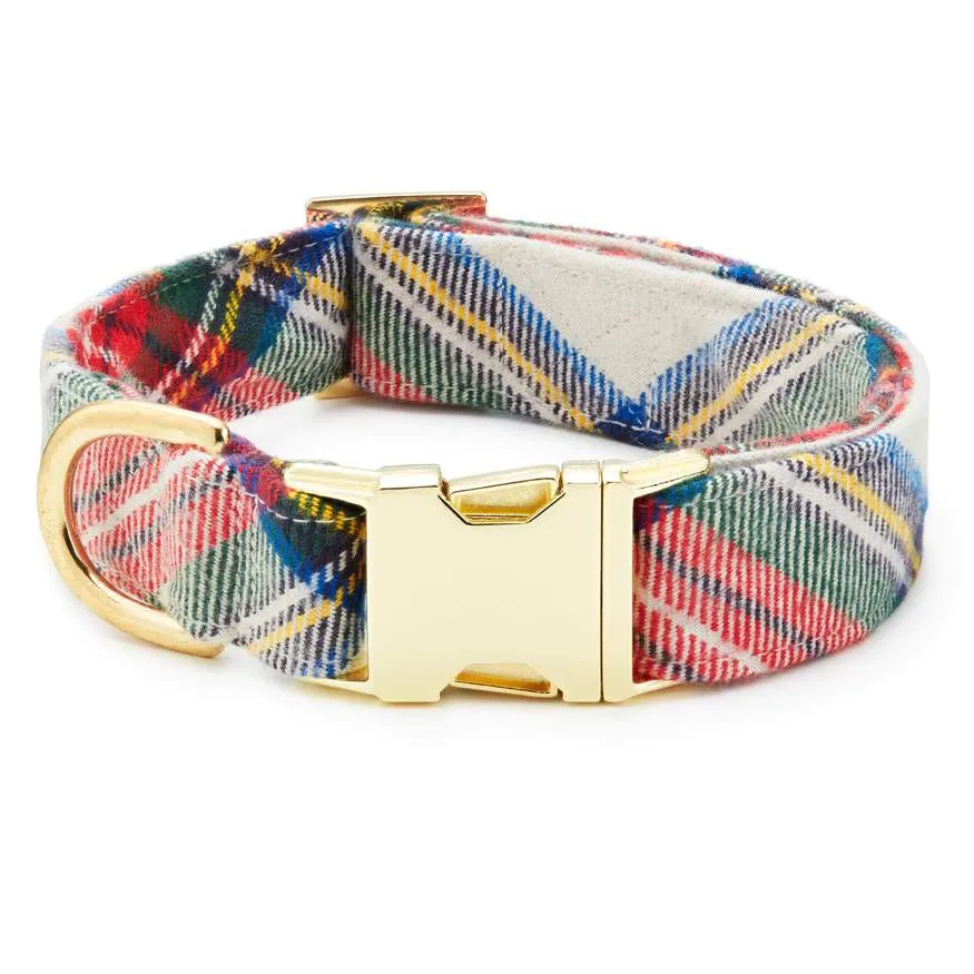 Regent Plaid Flannel Dog Collar