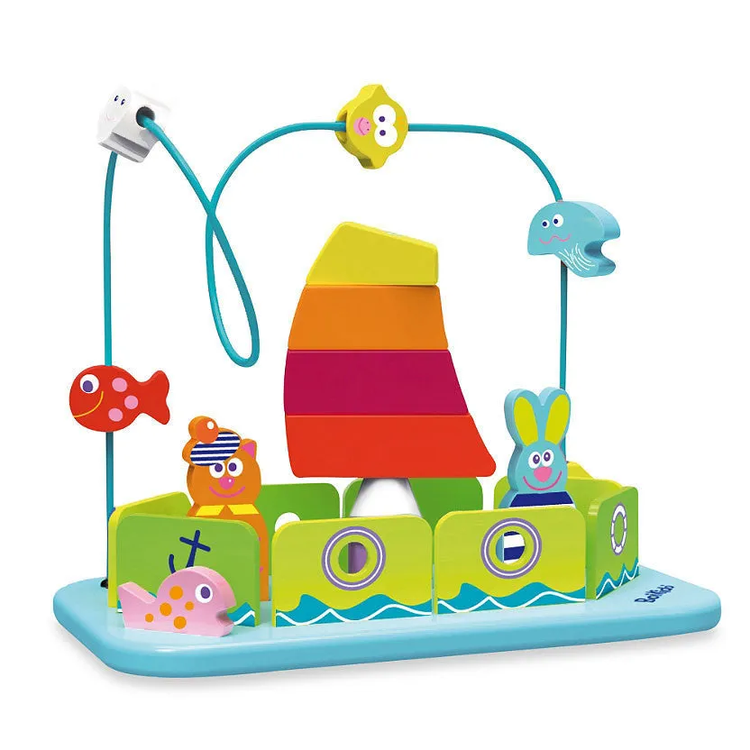 Round and Swirley Bead Maze
